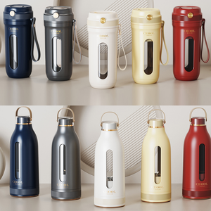 Có thể sạc lại Điện USB Mini không dây trái cây thép không gỉ pin máy Smoothie du lịch Mixer xách tay máy ép trái cây Máy xay sinh tố - Product Image 5