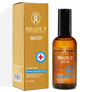 Private label reconstructing smoothing anti frizz serum molecular hair repair treatment oil for human wig