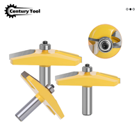 Fraise à panneau surélevé de 8 mm à 15 degrés avec coupeur arrière, fraise à tenon à diamètre unique pour outils de menuiserie