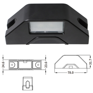 Led ece lumière <span class=keywords><strong>de</strong></span> <span class=keywords><strong>plaque</strong></span> d'immatriculation blanc étanche haute luminosité 10-30v pour <span class=keywords><strong>remorque</strong></span> à benne basculante camion robuste Rv bateaux <span class=keywords><strong>plaque</strong></span> d'immatriculation - Product Image 3