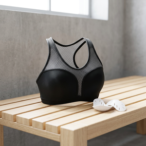 <b>Women's</b> Sports Safety Sports Bra with Hard Shell Plastic Cup for Material Chest Protector for Martial Arts & MMA - Product Image 3