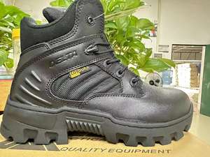 Botas de Senderismo TSB10, Botas Tácticas Altas con Costuras Reforzadas en Toda la Superficie, Botas de Tobillo con Cierre Lateral - Product Image 3