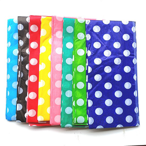 Premium Polka Dot Disposable Plastic Tablecloth <b>Waterproof</b> Party <b>Table</b> <b>Cover</b> for Birthday Wedding Event Decoration - Product Image 4