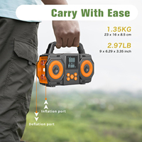 Pompe électrique portable pour SUP, batterie 8000 mAh, compresseur d'air haute vitesse 400 L/min, gonfleur 20 PSI pour planche à pagaie, kayak, tente de camping