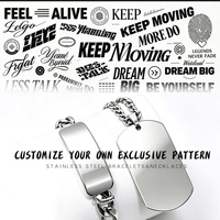 Ensemble de montres et bijoux pour homme en acier inoxydable 40 mm, cadran personnalisé avec logo imprimé, bracelet gravé au laser, collier, faible MOQ, montre de couple