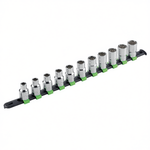 625/S11 <b>Socket</b> Set 11 Pc Metric Chrome Vanadium Steel For Auto Repair Tools - Product Image 2