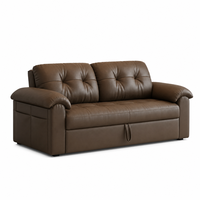 Canapé-lit pliable sur mesure, production en gros, usine de Foshan, design 2-en-1 pour bureau, salon, balcon, convertible