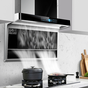 Capot électrique à Double moteur intégré avec écran tactile, 40 pouces, en acier inoxydable, batterie de <span class=keywords><strong>cuisine</strong></span> SS cheminée MAXKY, moteur en cuivre, 200 - Product Image 1