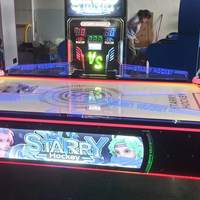 Machine de table de hockey sur air à 2 joueurs avec lumières LED | Coin Air Hockey De Mesa pour Amusement Arcade Vente en gros