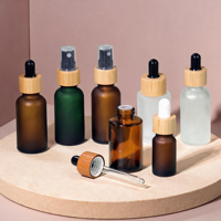 Nouveau Diffuseur d'Arômes en Promotion, Inhalateur Nasal à Huiles Essentielles avec Bâtonnet en Coton et Bouteille de Sérum en Bambou