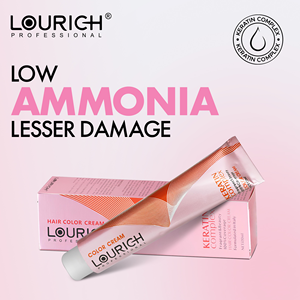 LOURICH Crema Colorante Permanente per <span class=keywords><strong>Capelli</strong></span> a Basso Contenuto di Ammoniaca, Copertura Totale dei <span class=keywords><strong>Capelli</strong></span> Grigi, Tinta Professionale per Salone, Vendita all'Ingrosso, Etichetta Privata - Product Image 1
