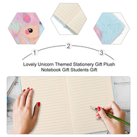 Bloc-notes en peluche pour Journal d'écriture, carnet de notes créatif à couverture rigide