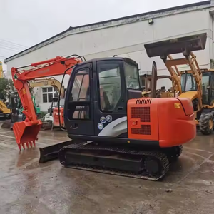 Machine de terrassement Hitachi ZX60, expert en creusement de canalisations, garantie de marque d'importation d'origine, puissante, 6 tonnes, 40,5 kW, pompe PLC, roulement - Product Image 6