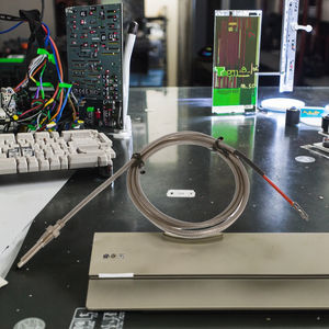 جهاز استشعار درجة الحرارة Pt100 من الفولاذ المقاوم للصدأ أسود ذكي جهاز تحكم في درجة الحرارة مقاوم للماء - Product Image 4