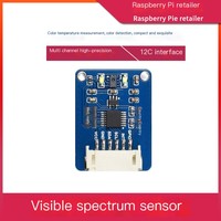 Raspberry Pi 4B/STM32 AS7341 Sensor Spektral Penganalisis Spektral Modul Deteksi Warna Suhu Warna