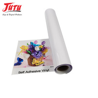 JUTU Vente en gros Éco-solvant imprimable Vinyle auto-adhésif-Application sans bulles