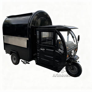 Camión de Comida Eléctrico Móvil Pequeño, Triciclo para Venta de Donuts, Kebab, Hamburguesas, Tacos, Pizza, con Cocina <span class=keywords><strong>Completa</strong></span> - Product Image 1