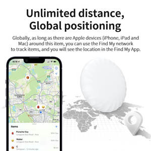 Pelacak GPS Mini Tersembunyi untuk Smart IOS Find My Air Tag untuk Kendaraan & Sepeda dengan Casing Plastik Magnetik Tahan Air - Product Image 5
