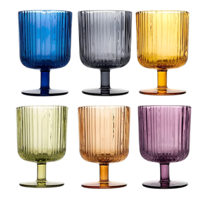 Verre à vin en verre coloré LYRIC LINE 26CL assorti - Product Image 1