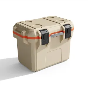 30L Plastic Ice Chest Cooler Box Storage Fresh Meat/ Food/ Drinking Chilly Bins For Outdoor Using