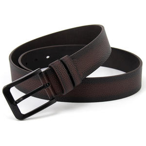 Cinturón de Cuero PU para Hombre con Hebilla de Pin de Colores Mezclados del Fabricante 2026, Hebilla Personalizada para Jeans - Product Image 6