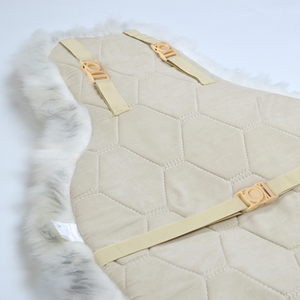 Housse de siège avant de voiture en peau de mouton de Nouvelle-Zélande de luxe, pointe grise, coussin de siège en fourrure de mouton, énorme fourrure chaude en laine, accessoires intérieurs de voiture - Product Image 3