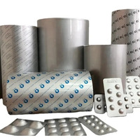 Feuilles d'aluminium Capsule pilules comprimés emballage blister feuille de couvercle emballage pharmaceutique avec feuille de formage à froid ou PVC