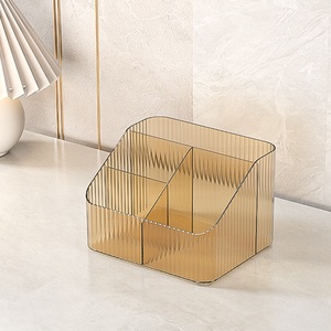 Máy tính để bàn lưu trữ hộp nhà điều khiển từ xa lưu trữ ngăn hộp nhựa trong suốt hộp lưu trữ với phân vùng - Product Image 2
