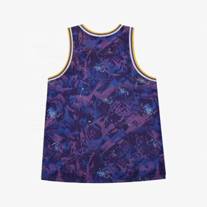 यूमी कस्टम ओएम सेवा मुद्रित लुभावनी ग्रीष्मकालीन बास्केटबॉल बनियान 100% पॉलिएस्टर नमी-wking त्वरित सूखे वयस्कों को चिकना करता है - Product Image 2
