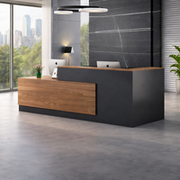 Ensemble de bureaux et tables de réception modernes pour bureau, mobilier de réception commercial pour salon