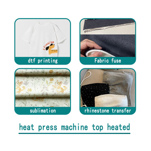 80x100 bon <span class=keywords><strong>prix</strong></span> grand format pneumatique pressage T-shirt presse à chaud Machine Sublimation - Product Image 6