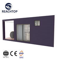 Conteneur d'expédition moderne en acier de 20 pieds, paquet plat préfabriqué Food Truck House Bar Coffee Shop Office Kiosk Villa Hotel Bedroom