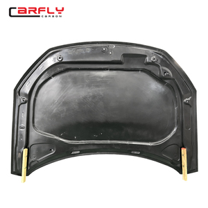 Capó de Fibra de Carbono Estilo Apc para VW Scirocco III 2008-2017, Ventilaciones Funcionales con Malla, Protector de Lluvia Extraíble - Product Image 3