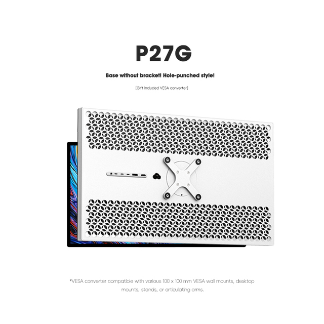 Kuycon Monitor Original P27G 4K Monitor 60Hz Mirror Display IPS Computer Screen Ultra-high Definition Wide Color Gamut Monitor