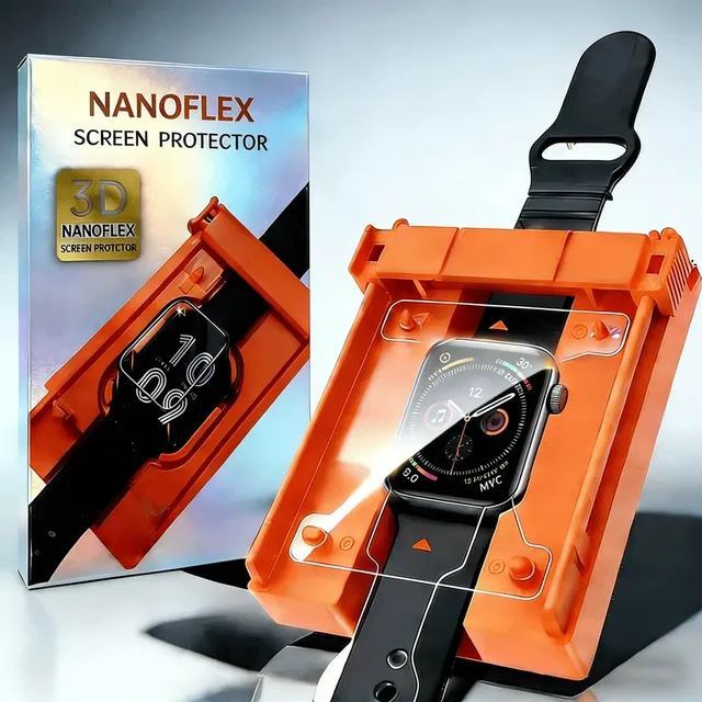 High Quality Nano-coated Tempered Glass Film Screen Protector for Watch Easy Install Kit