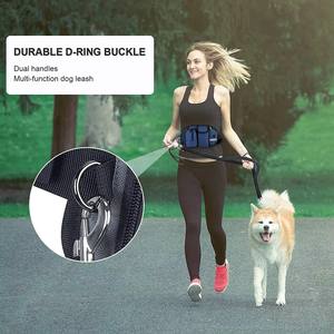 Laisse pour chien mains libres, laisse de course pour chien avec distributeur de sacs à excréments et poche pour le jogging, le <span class=keywords><strong>vélo</strong></span>, la course à pied et la marche - Product Image 3