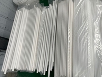 Barre/tige en PTFE de qualité alimentaire 100% vierge, résistance aux hautes températures (-60°C à 260°C), certifiée ISO9001