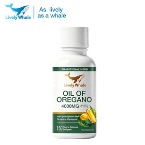 Suplemento <span class=keywords><strong>de</strong></span> Aceite <span class=keywords><strong>de</strong></span> Orégano Lively Whale en Cápsulas Blandas, Directo <span class=keywords><strong>de</strong></span> Fábrica, Incluye Personalización <span class=keywords><strong>de</strong></span> Marca Privada OEM/ODM - Product Image 1