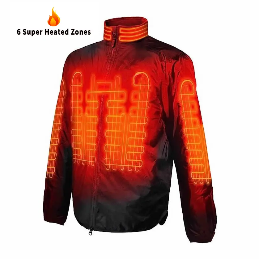 Logo Custom Winter Outerwear Apparel Electric Heated Clothing Motorcycle Riding Heated Jacket For Women And Men
