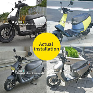 Modificaciones de motocicleta Xilla de alta calidad, alfombrilla de pie de motocicleta de aleación de aluminio plateada negra, alfombrilla de pie antideslizante para Gogoro2 - Product Image 6