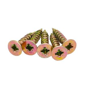 Grande Sconto Viti Gialle per Legno e Truciolato, Testa Piatta Phillips, Viti per Agglomerato, PARAFUSO SCREWS - Product Image 5