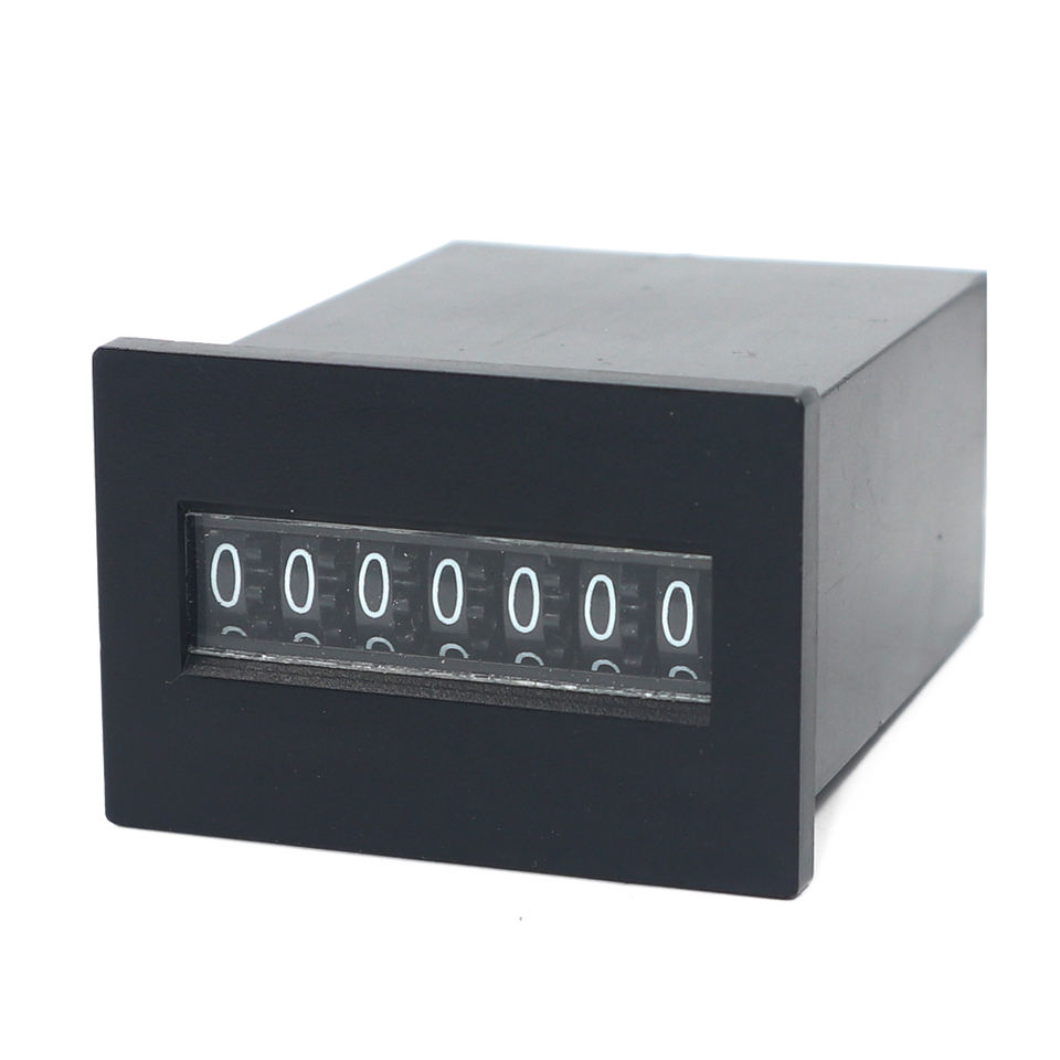 DC 12V/24V 7 - Digit Pulse Counter Mechanical Counter Coin Machine ...
