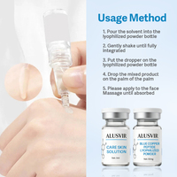Sérum Visage en Poudre Lyophilisée au Peptide de Cuivre Bleu Marque Blanche – Kit Soin Réparateur de la Barrière Cutanée, Hydratant et Anti-Âge