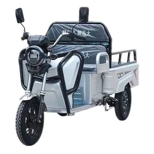 Triciclo eléctrico triciclo scooter de pasajeros hecho en China para carga solar