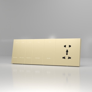 Vente à chaud d'électricité vente en gros d'hôtel interrupteur mural interrupteurs et prises intelligents de marque interrupteur intelligent lumière - Product Image 3