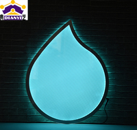 Affichage personnalisé de bouteille de bière au néon, enseigne LED personnalisée, boîte lumineuse décorative à haute luminosité de forme spéciale