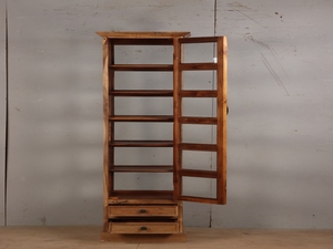 Luxury Display Cabinet Showcase Almirah Made from Solid Wood with Glass Doors and Modern <b>Storage</b> Solution Design - Product Image 2