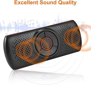Loa Xe Hơi <span class=keywords><strong>Bluetooth</strong></span> USB Mới Bộ Phụ Kiện Xe Hơi Không Dây Hỗ Trợ Kết Nối 2 Điện Thoại Bộ Thu Nhạc Âm Thanh Cho Điện Thoại Thông Minh - Product Image 5