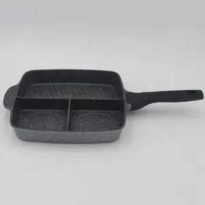 Pressofusione di alluminio vaschetta di frittura antiaderente Made in China padella antiaderente piano cottura a induzione accessori per la cucina cucina pentole e padelle