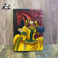 Couverture de carnet en cuir véritable A5 A6 avec impression personnalisée, reliure à anneaux, couverture de carnet en cuir véritable